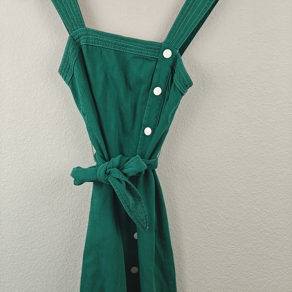 Anthropologie Maeve Elizabeth Button-Front Knee Length Dress Size 0 Women's - Picture 12 of 16